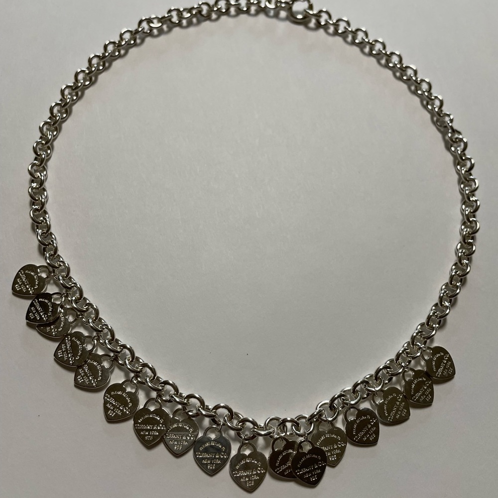 Tiffany & co Return to Tiffany multi-heart 18” necklace